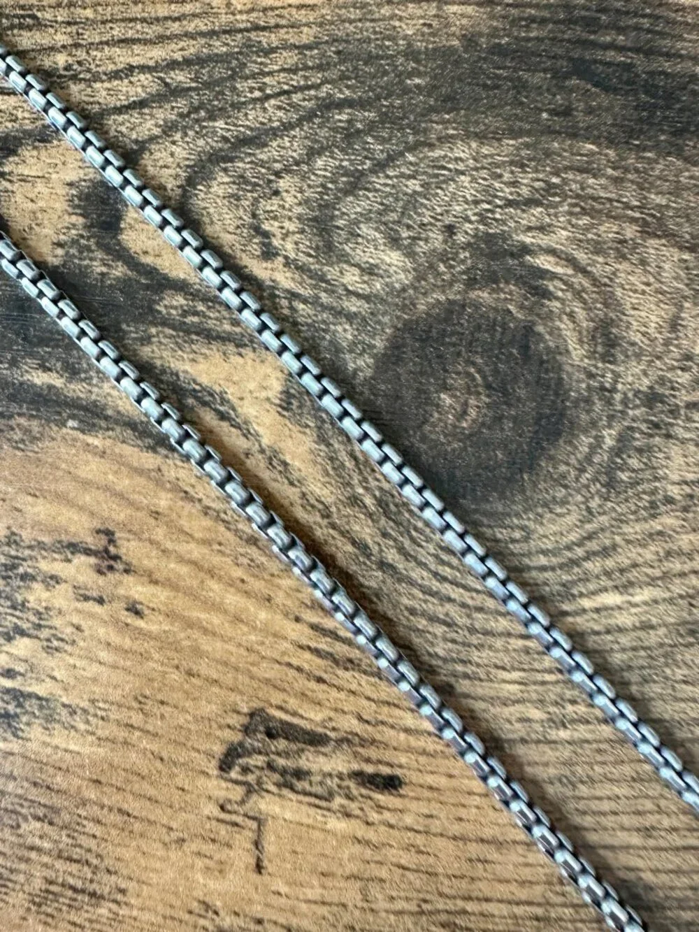 David Yurman Medium Box Chain Necklace in Sterling Silver - 3.6mm - 20" - Picture 4 of 11
